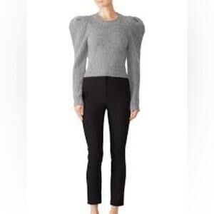 Philosophy Puffed Shoulders Sweater Gray US 4 Flawed